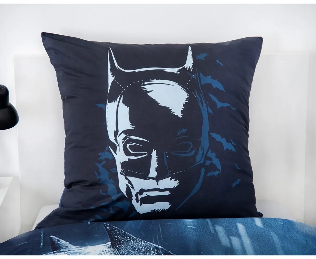 Herding Pamut ágynemű The Batman , 135 x 200 cm,80 x 80 cm