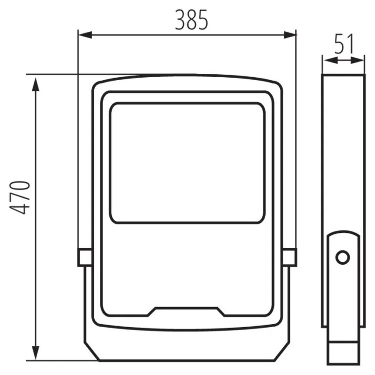 KANLUX 33477 FL AGOR Kültéri Reflektor GU10 IP20
