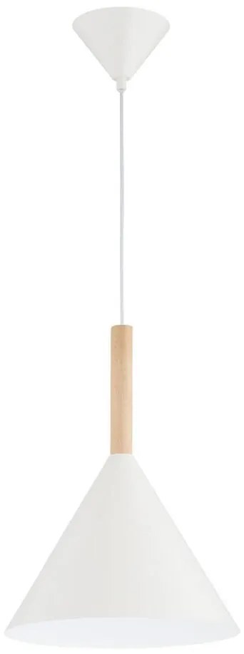 Csillár zsinóron FUKS 1xE27/15W/230V krémes/bézs