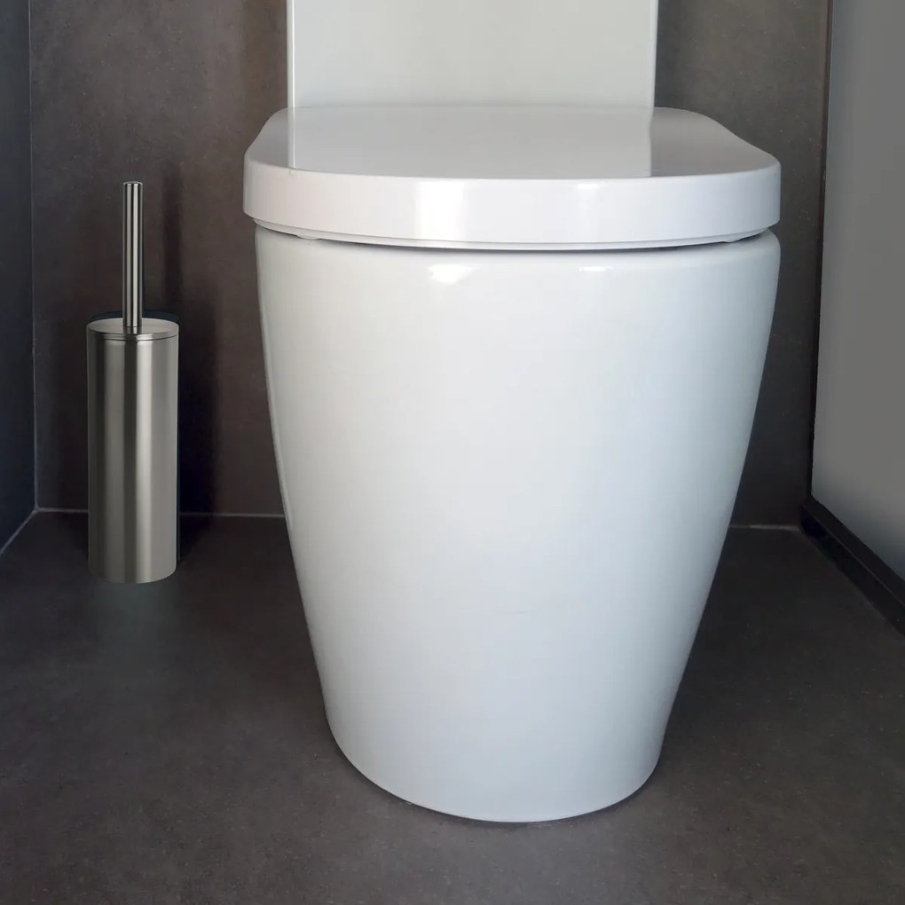 Spirella WC kefe Nyo/Akira, csiszolt rozsdamentesacél
