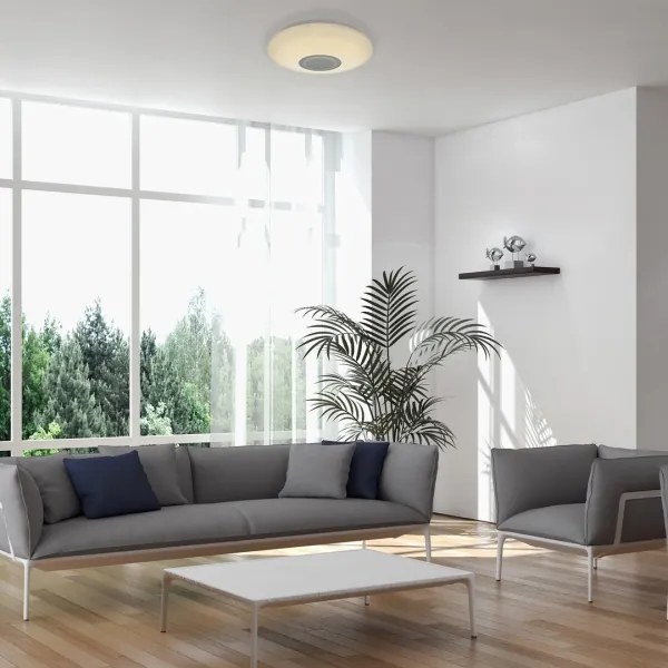 Rabalux 3509 - LED RGB fényerőszabályozható mennyezeti lámpa RODION LED/24W/230V + távirányító