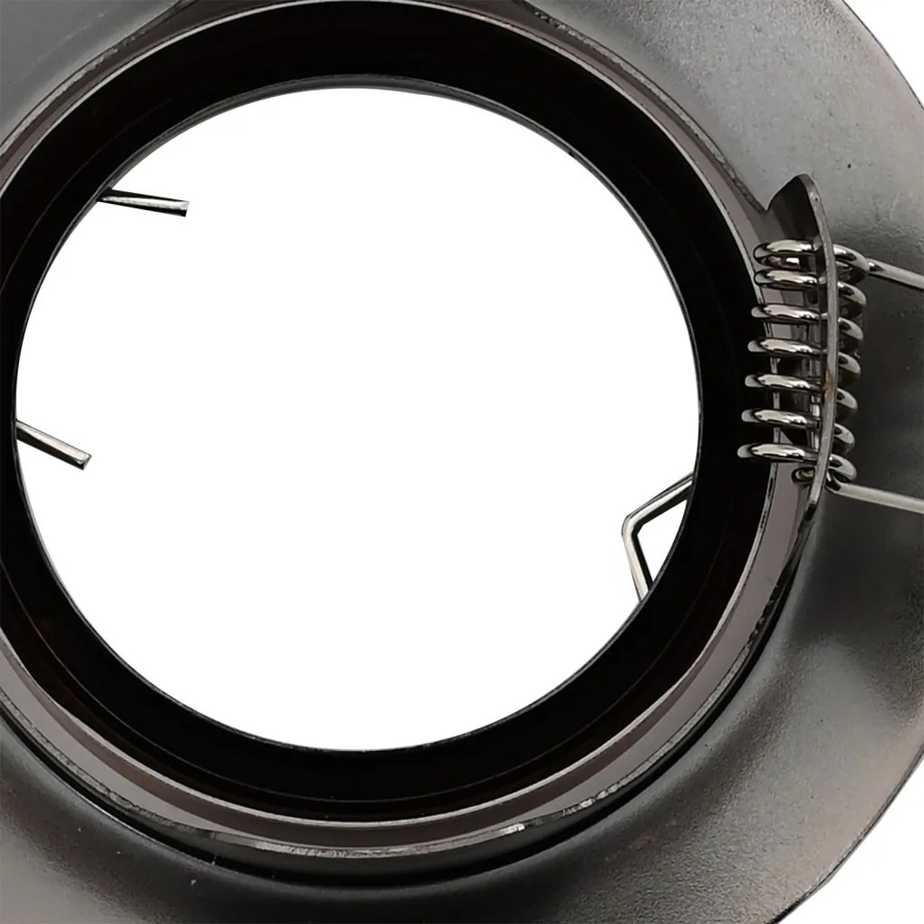 Beépített Spotlámpák 12 db Kerek GU10 Réz Ø90 mm Acél