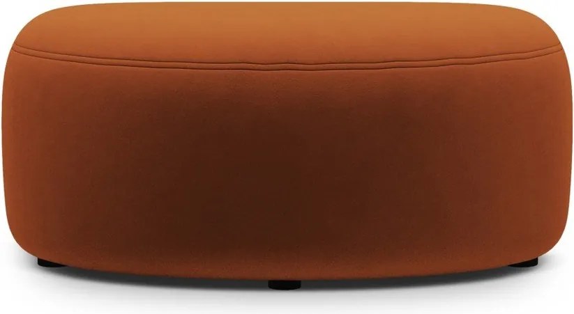 Terrakotta színű bársony lábtartó Kate – Micadoni