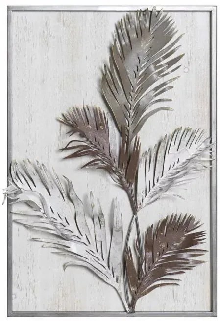 Dekoráció falra fém 40x60,3x5,7 cm levél I.