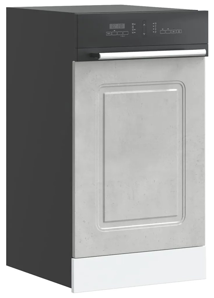 mosogatógép panel Kalmar beton szürke 45x1,5x67 cm