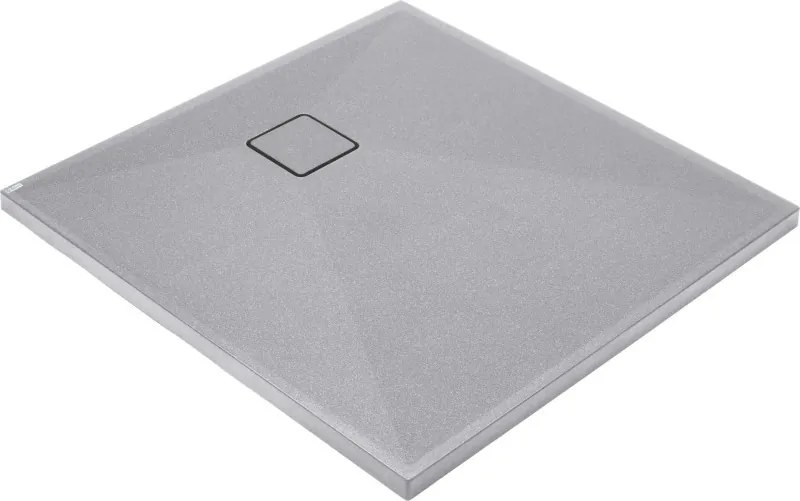 Correo gránit zuhanytálca metálszürke_90x90