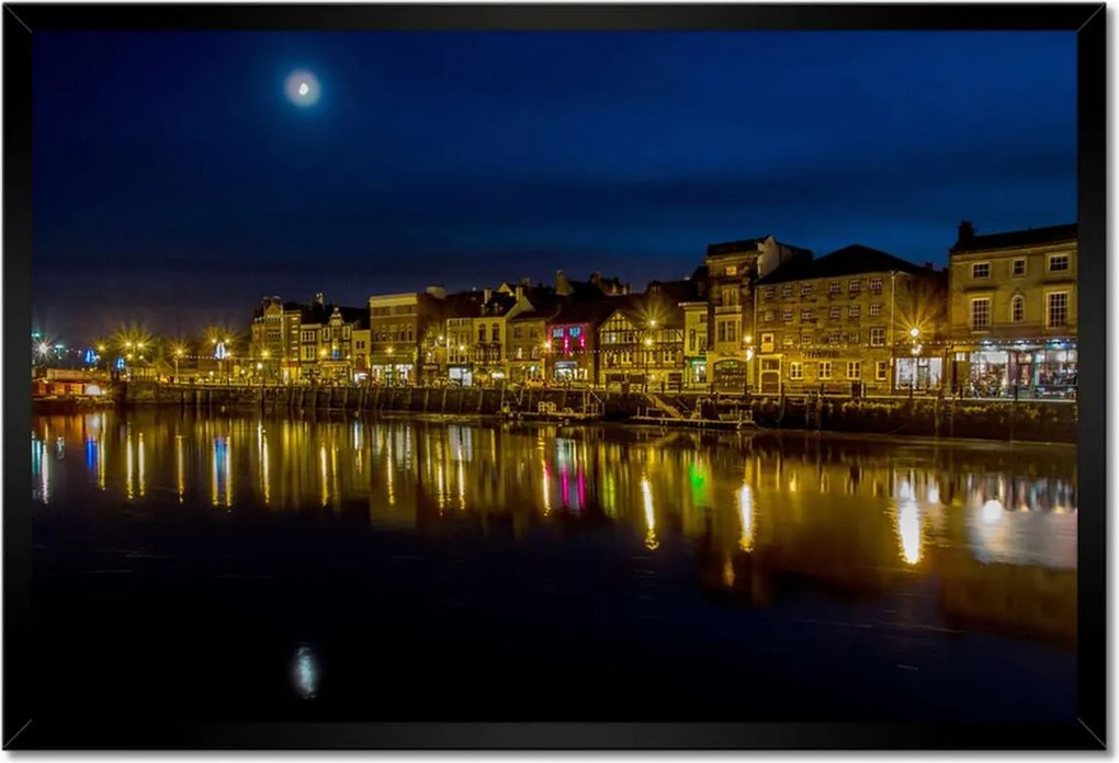 Poszterek keretben 60x40 Tengerparti város