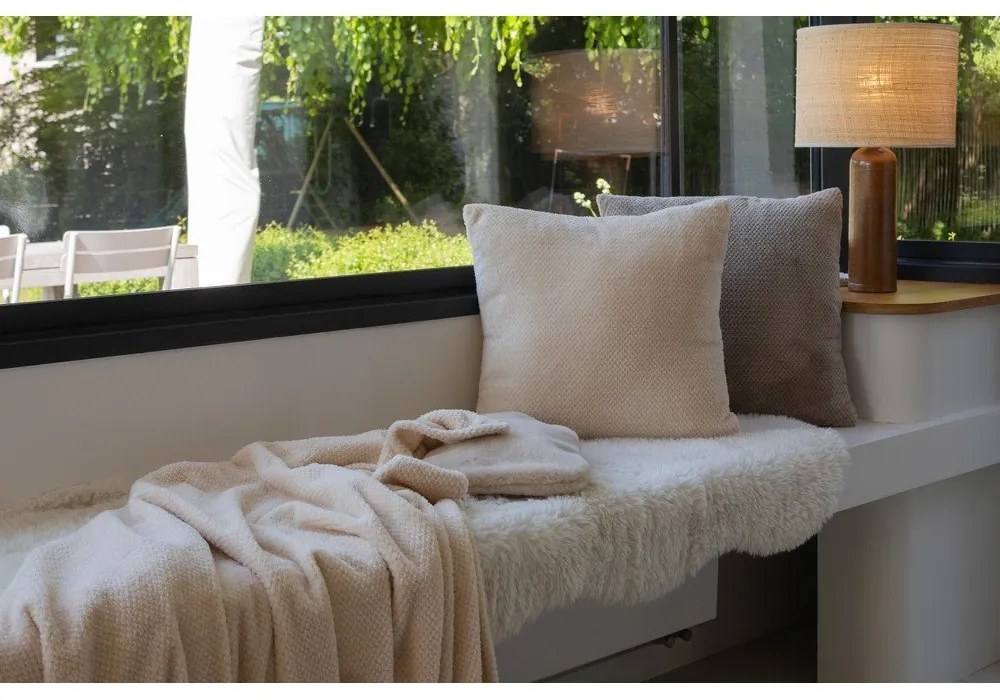 Bézs mikroplüss melegvizes palack 2 l Warmers – Tiseco Home Studio