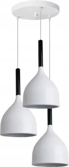 Lumi-3 függesztett mennyezeti lámpa |Modern|E27|Fehér|17cm|