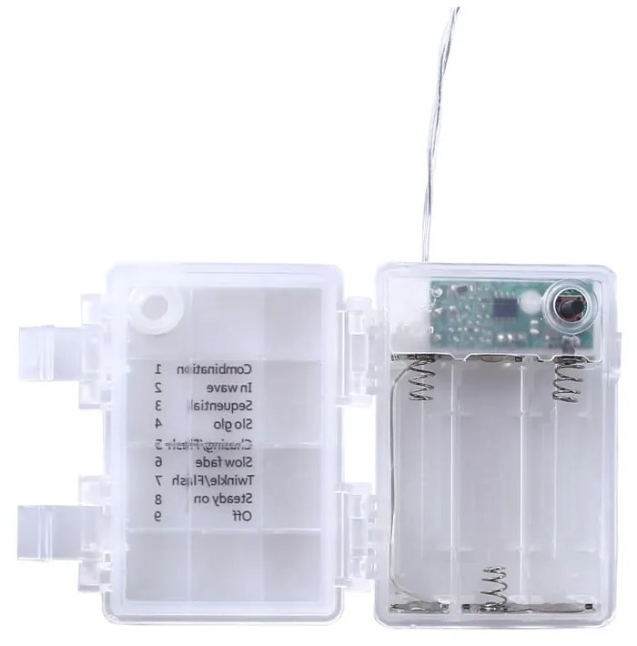 Lights átlátszó LED fényfüzér, 100 izzós, hosszúság 8,43 m - DecoKing