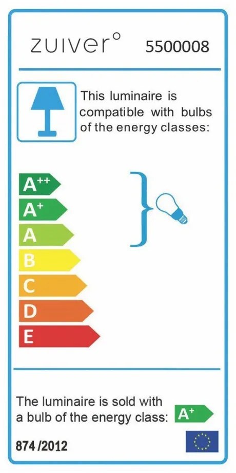 Dice fehér LED mennyezeti lámpa - Zuiver