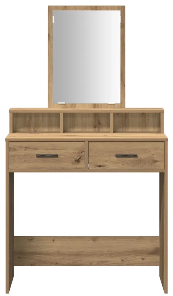 Fésülködőasztal fiókkal Artisan tölgy 79 x 41 x 140 cm Faanyag