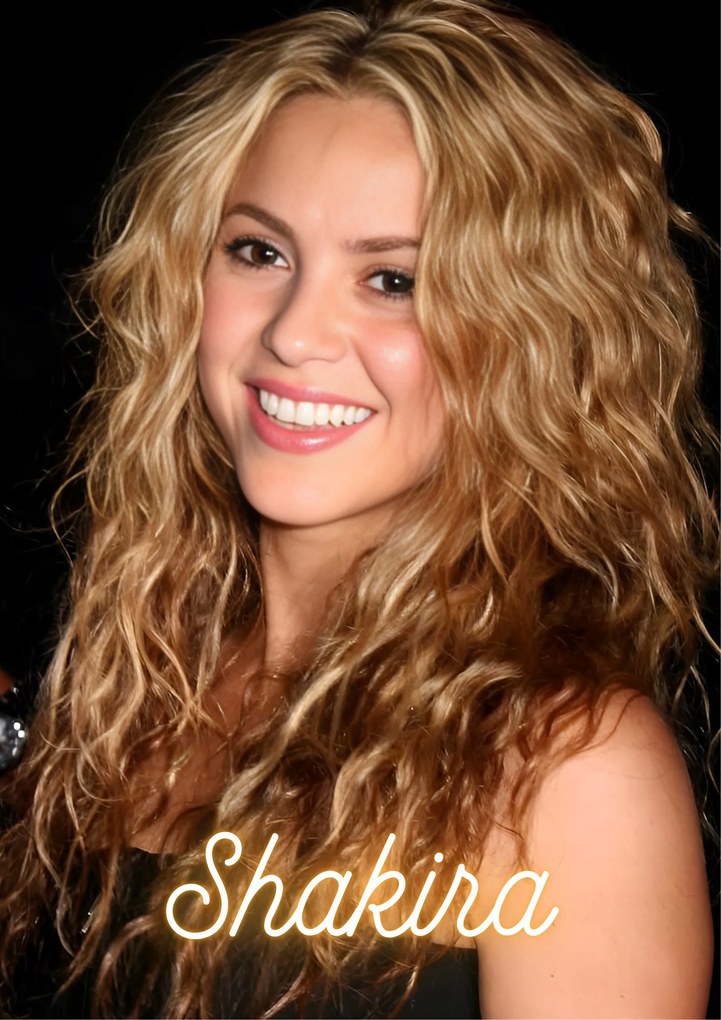 Shakira Poszter A4 21x30 cm