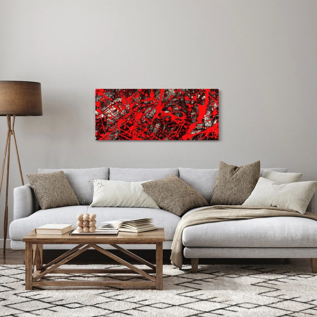 Kép - kifejező absztrakciók (120x50 cm)