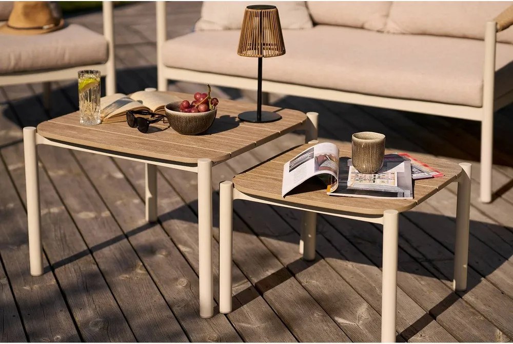 Szürkésbézs kőedény leveses tálka szett 4 db-os 1 l Viola – House Nordic