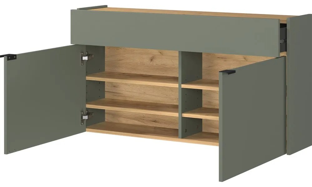 Zsályaszínű szekrény 110x57x22 cm Ameca – Germania