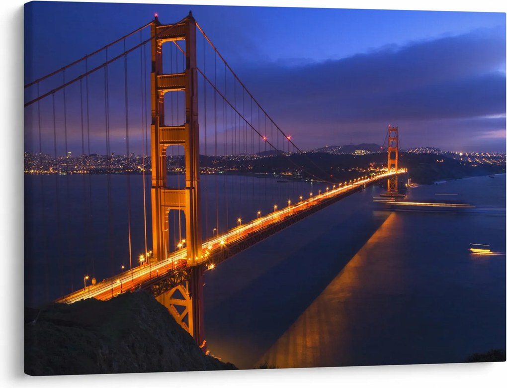 Kép - Golden Gate híd (70x50 cm)