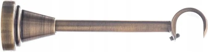 Konzol 19mm Szimpla Fali Mennyezeti Tartozékok Fém függönykarnishoz