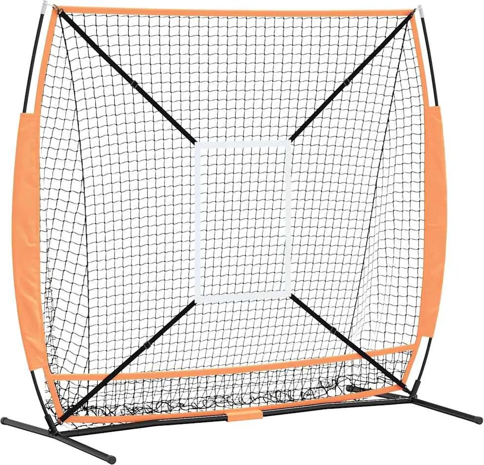 vidaXL Baseball gyakorlóháló 180 x 89,5 x 152,5 cm