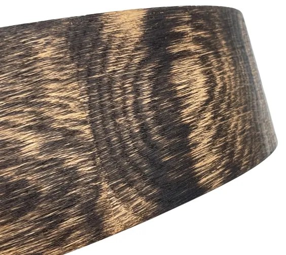 Brilagi - LED mennyezeti lámpa CARVALHO SMOKEY LED/20W/230V tölgy átm. 27,5 cm