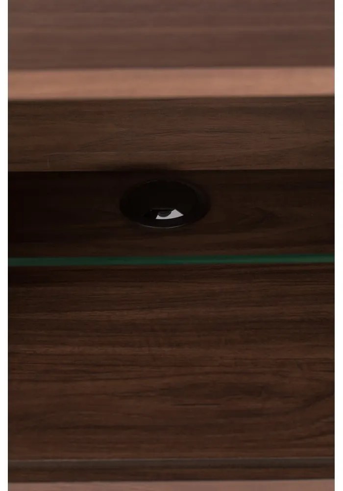 Barbier tolóajtós barna komód - Zuiver