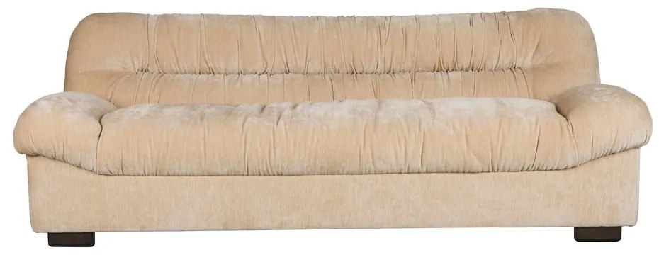 Bézs bársony kanapé 214 cm Douglas – Dutchbone
