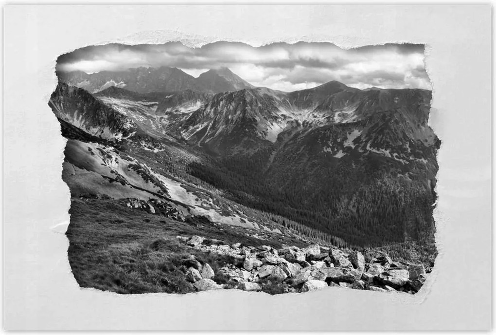 Poszterek 60x40 Tátra Lengyel hegyek Kilátás