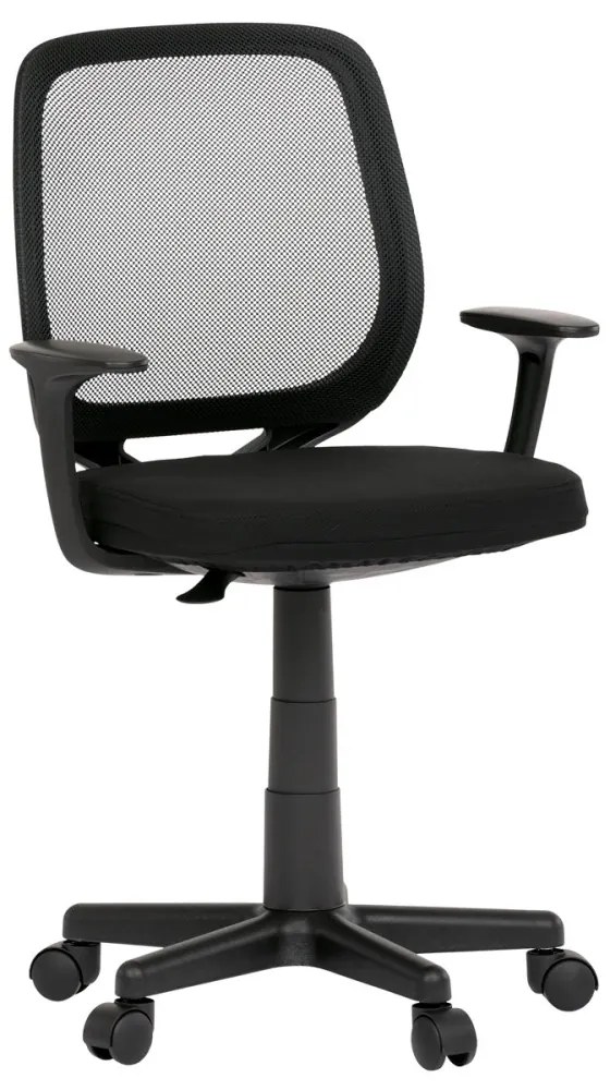 Scaun pivotant de birou modern negru KA-W022