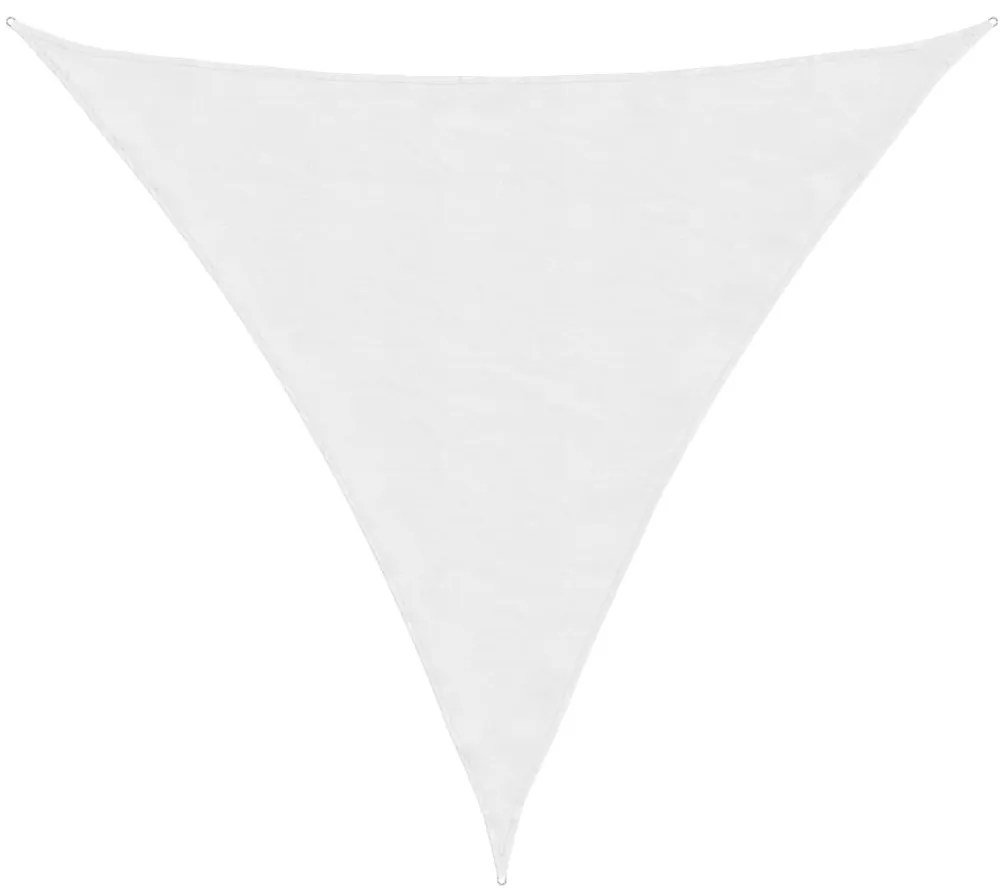 fehér 100% poliészter oxford szövet napvitorla 2 x 2 x 2 m