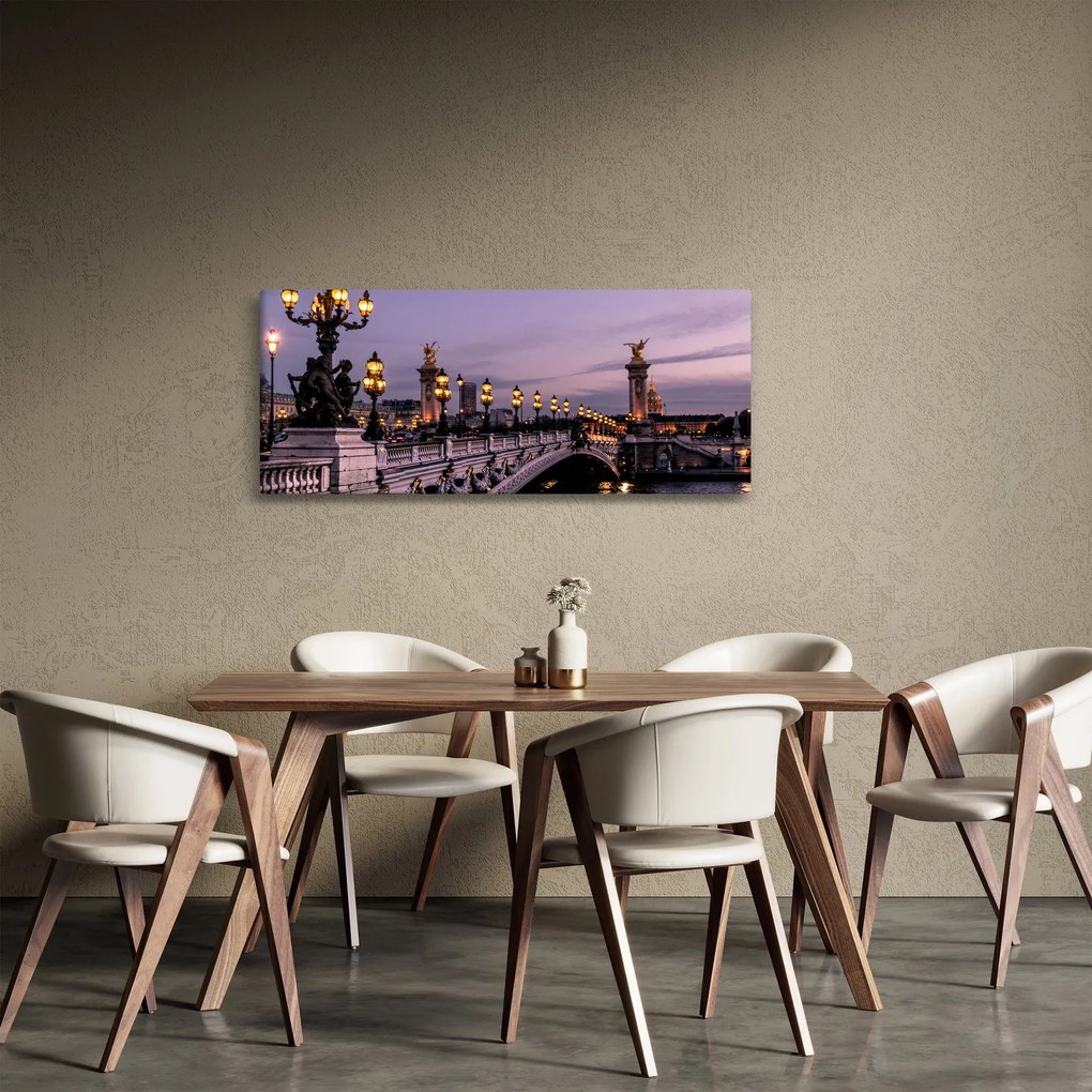 Kép - III. Sándor-híd. Párizsban (120x50 cm)