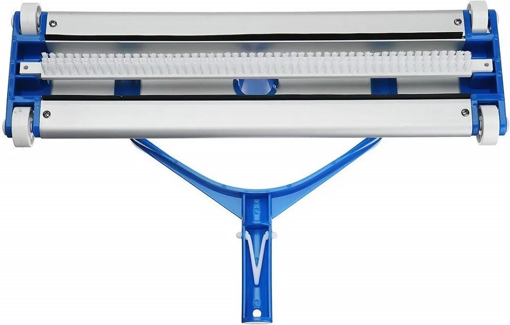 Kézi medence porszívófej, alumínium, 35 cm, ezüst/kék
