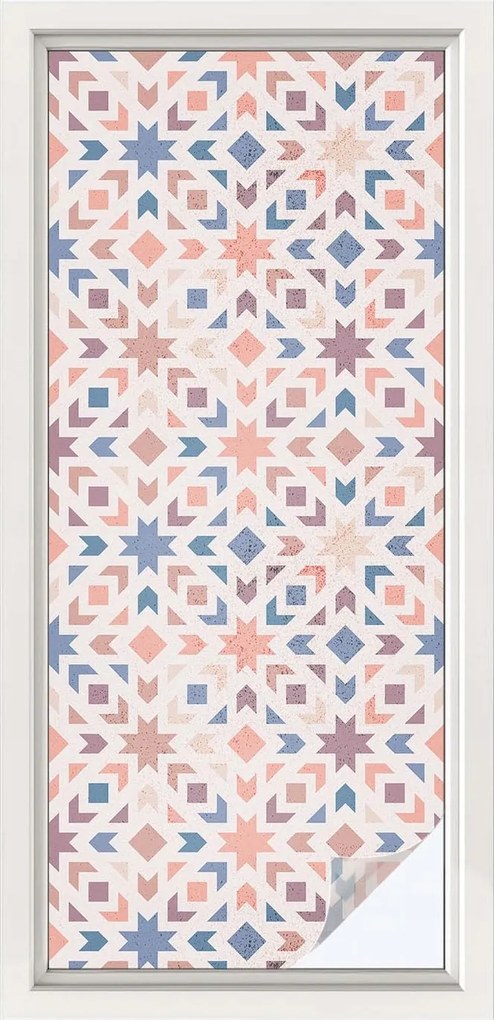 Szélvédőfólia Ablakvédő Színes minták 50x116 cm