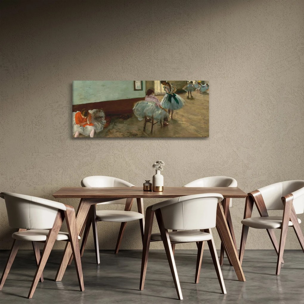 Kép - Edgar Degas, The Dance Lesson, reprodukciók (120x50 cm)