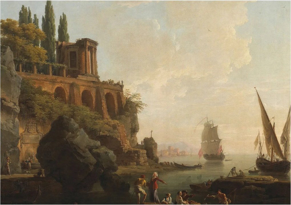 Dekoratív fotótapéta Falra Egyszerű összeszerelés Tengeri táj 312x219 Ragasztó