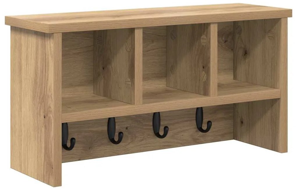 Fali Kabáthorog kézműves tölgy 50 x 16 x 26 cm Faanyag