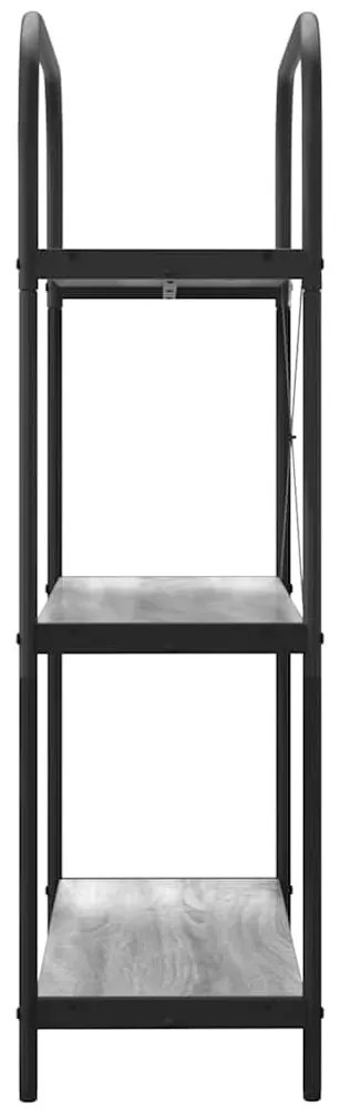 Könyvespolc Szürke sonoma 80 x 30 x 109 cm Faanyag