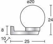 NOVOLUX 011C-G05X1A-02 ALIA Modern Kültéri Fali Lámpa Fehér, Fekete E27 IP43