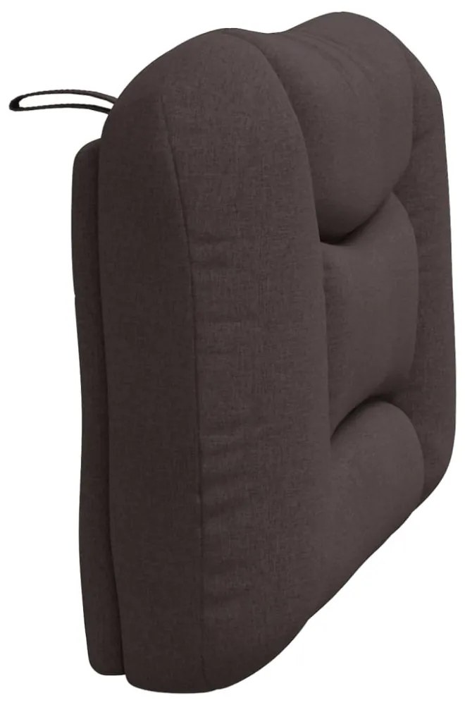 sötétbarna szövet fejtámla párna Hvar 90 cm