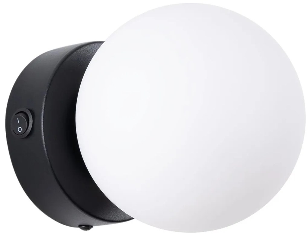 Sollux Sollux SL.1461 - Fali lámpa YOLI 1xG9/8W/230V fekete SLX1411