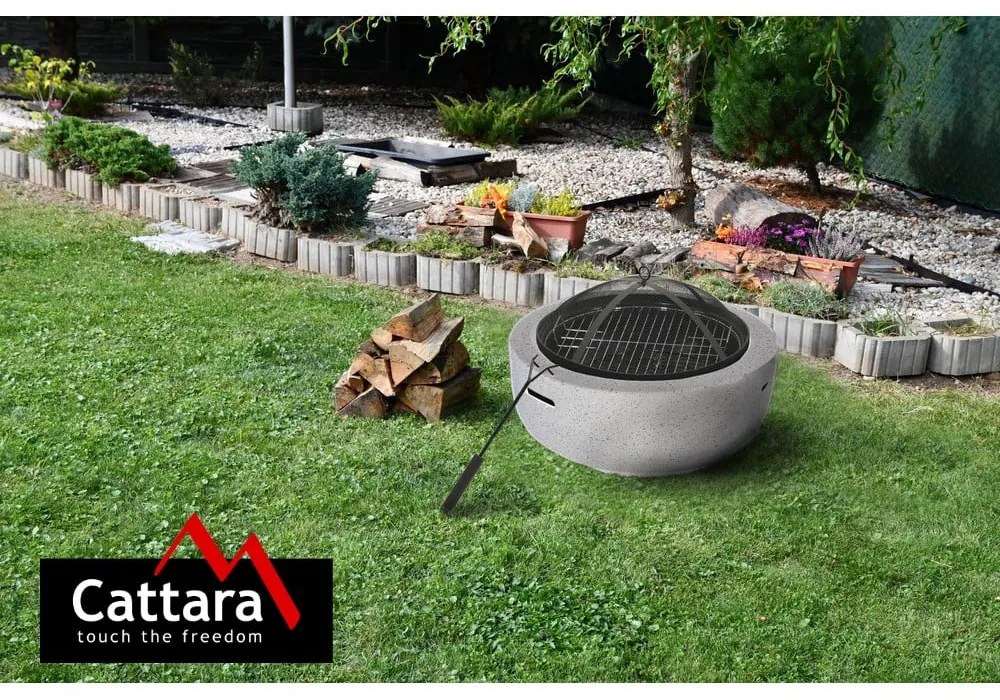 La Palma szürke tűzrakó égetett kőből - Cattara