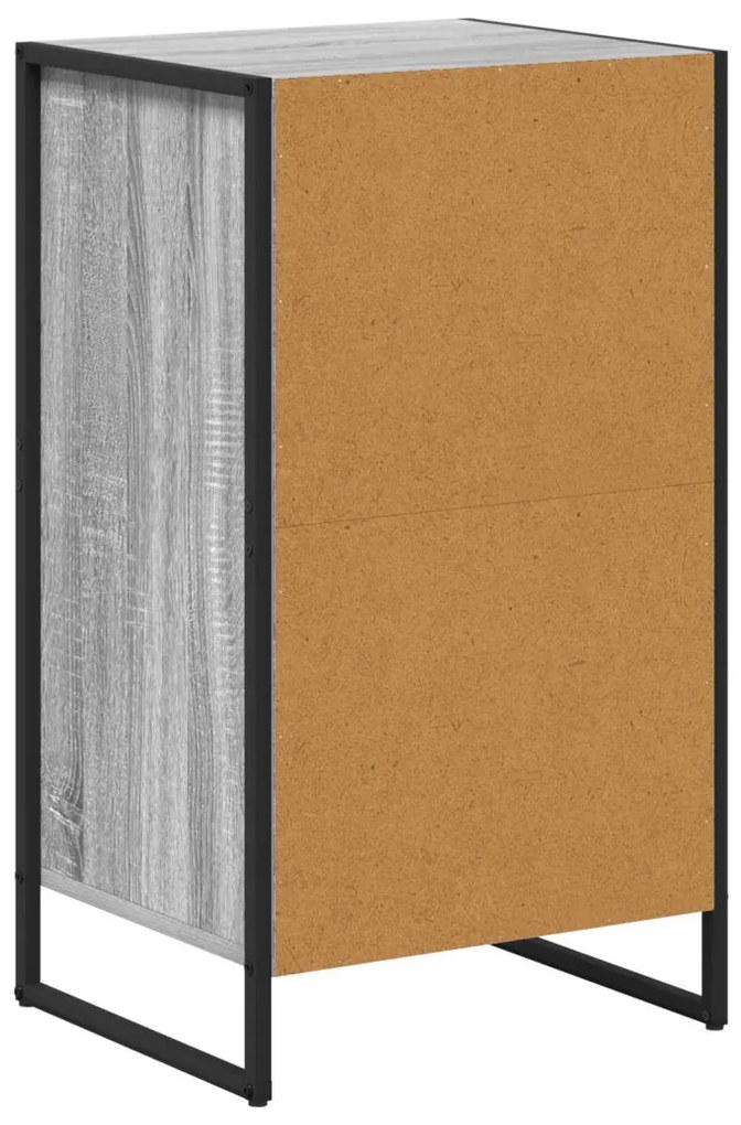 Széf fiókkal Szürke Sonoma 42 x 36 x 75.5 cm Faanyag