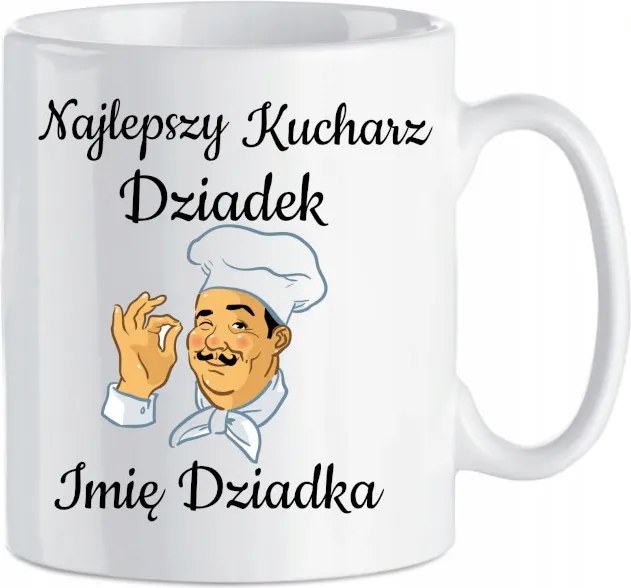 Kerámia bögre Legjobb Szakács Nagypapa Nagypapa neve Ajándék