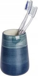 Fürdőszobai fogkefetartó Bögre Kerámia Kék Fürdőszobai 8X11 CM