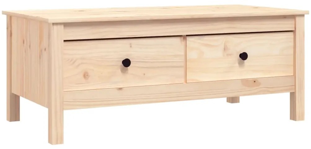 Tömör fenyőfa dohányzóasztal 100 x 50 x 40 cm