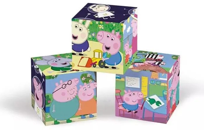 Peppa malac Duck Pond mesekocka 6 db-os Clementoni