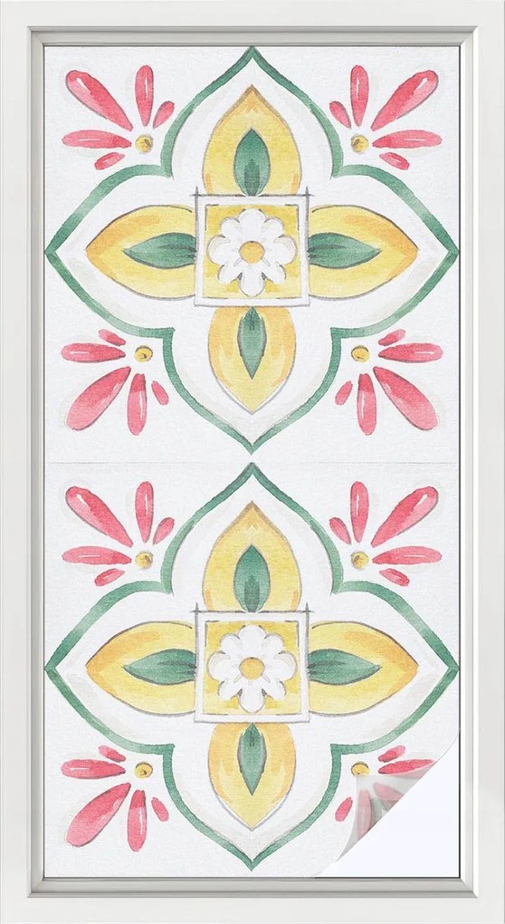 Tejfólia Ablak Védelem és Adatvédelem Virágos dísz 50x100