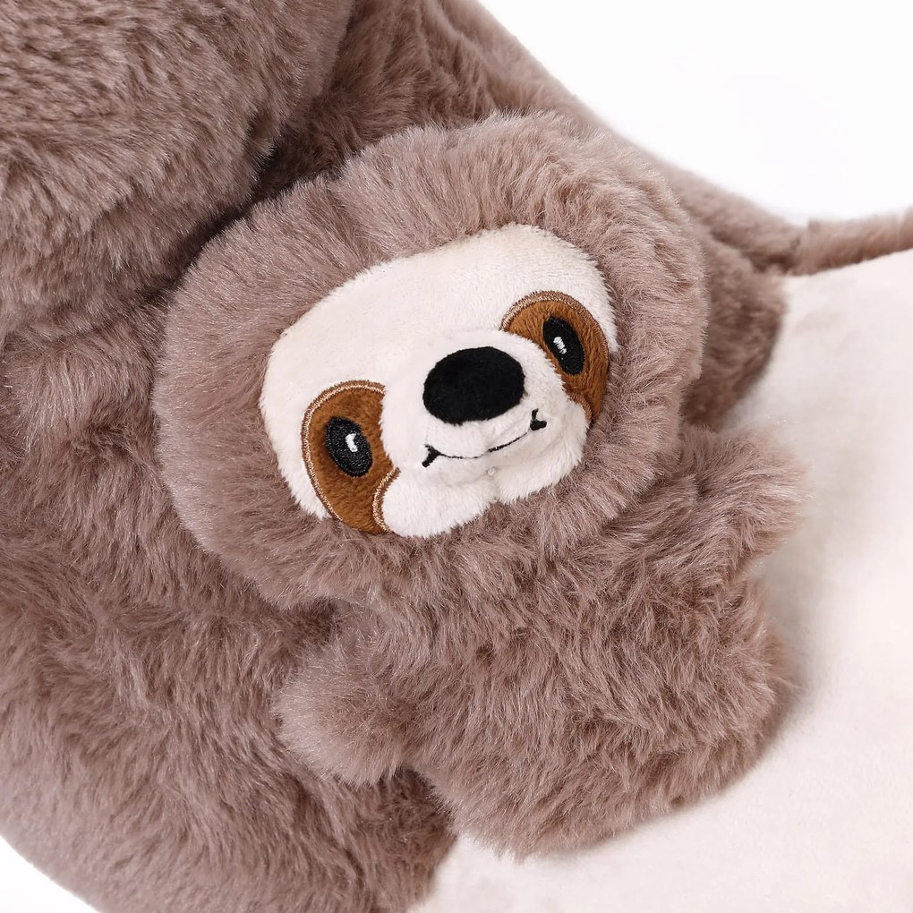 Hintázó nyugágy biztonsági övvel, barna Spielwerk