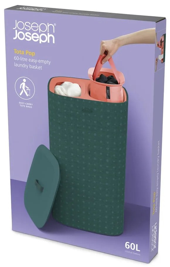 Textil szennyeskosár 30+30 l Tota Pop – Joseph Joseph