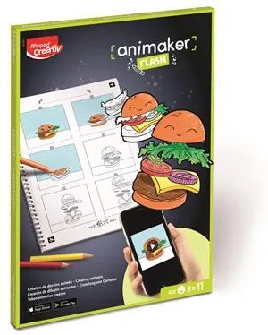 Animációkészítő készlet applikációval, Pop, MAPED CREATIV Animaker Flash (IMAC907067)