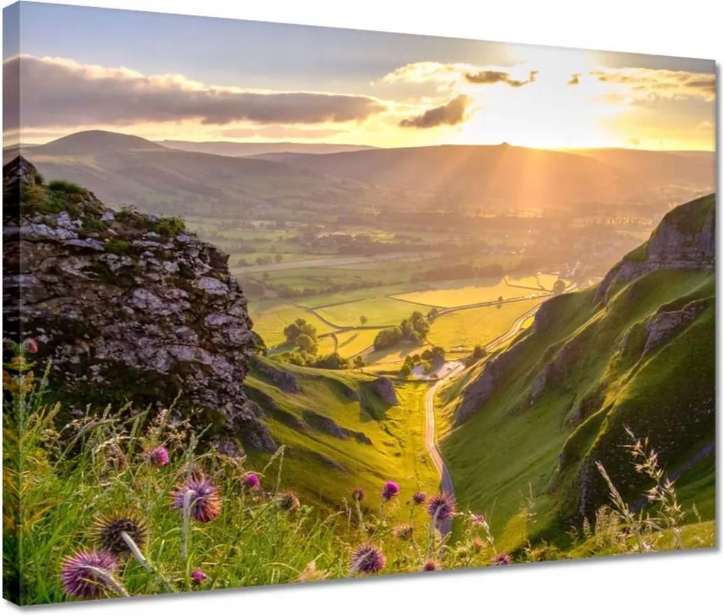 Vászonkép 40x30 Gyönyörű tájkép Kilátás